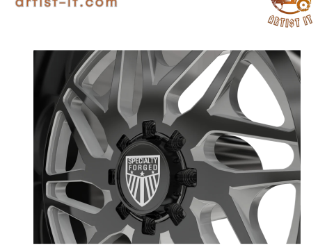 SPECIALITY FORGED C708 ELITE CONCAVE WHEEL 3D Print Model