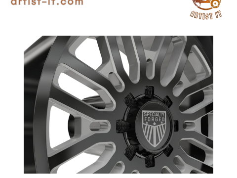 SPECIALITY FORGED C710 ELITE CONCAVE WHEEL 3D Print Model