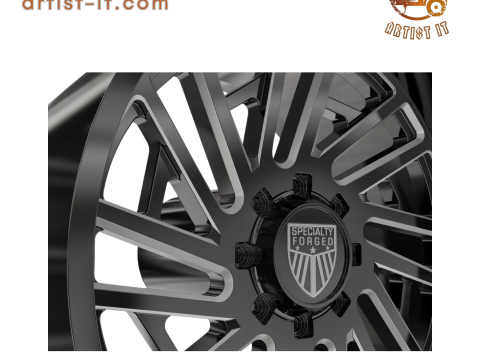 特殊鍛造 C712 エリート コンケイブ ホイール 3Dプリントモデル