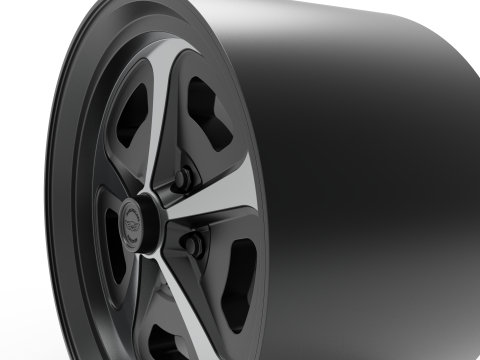 AMERICAN RACING 500 MONO CAST WHEEL 3D PRINT MODEL 3D Baskı Modeli