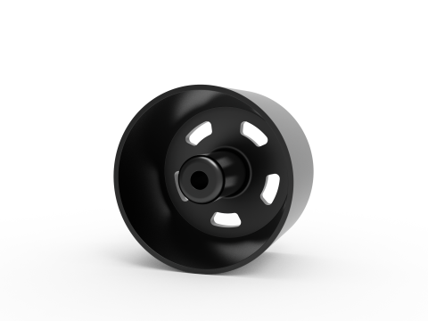 AMERICAN RACING 500 MONO CAST WHEEL 3D PRINT MODEL 3D Baskı Modeli