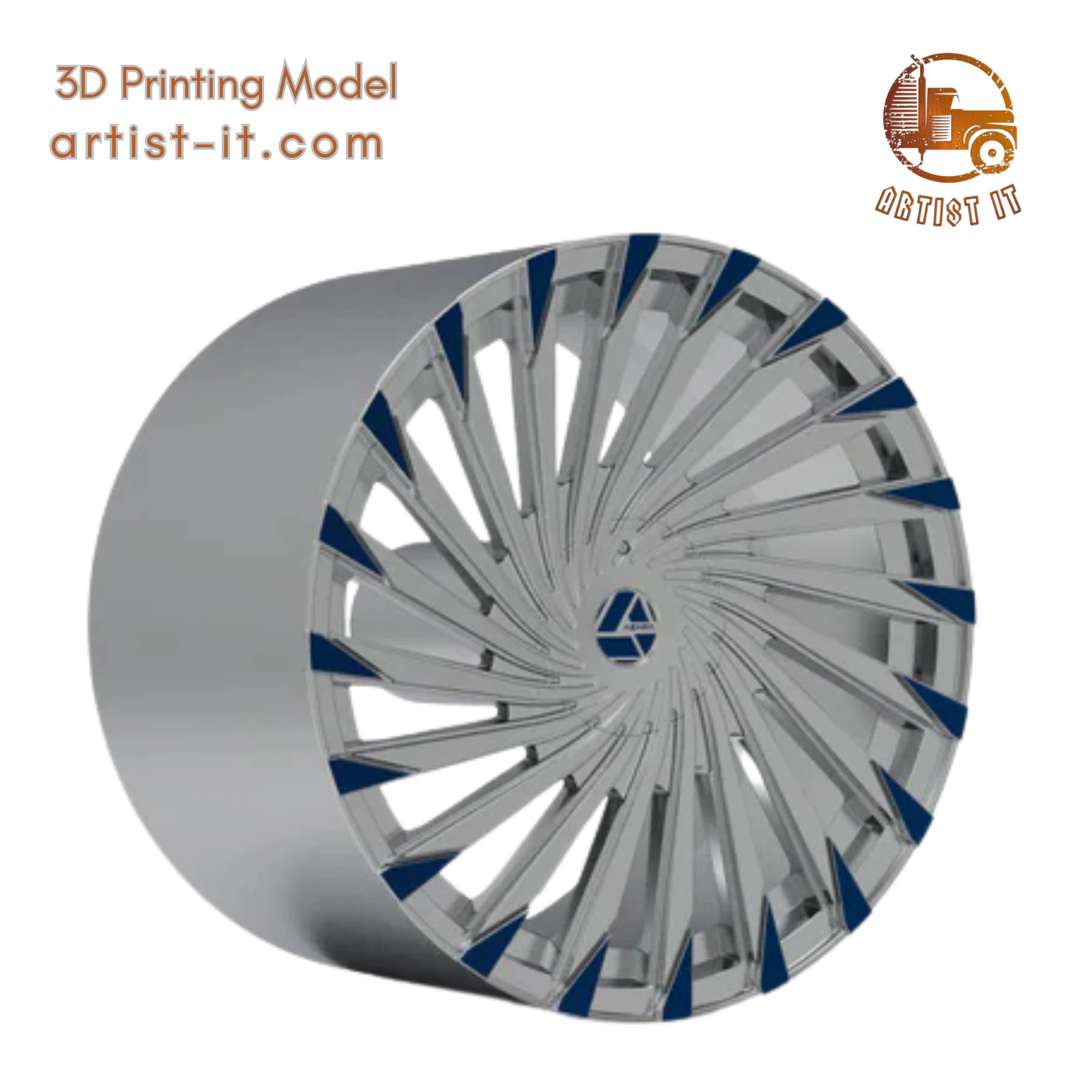 AZARA AZA-501 WHEEL 3D PRINT MODEL 3D Print Model .c4d .max .obj .3ds .fbx .stl .blend 