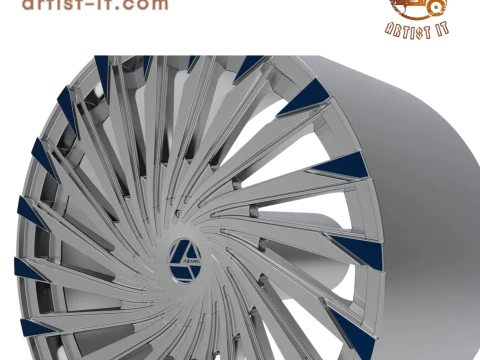 AZARA AZA-501 WHEEL 3D PRINT MODEL 3D Print Model