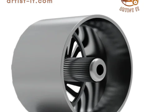AZARA AZA-501 WHEEL 3D PRINT MODEL 3D Print Model