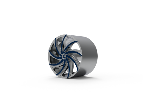 AZARA AZA-503 WHEEL 3D PRINT MODEL 3Dプリントモデル
