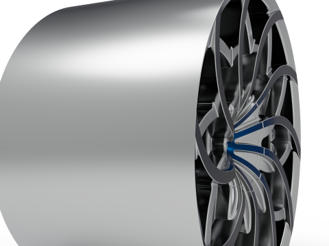 AZARA AZA-504 WHEEL 3D PRINT MODEL 3D Baskı Modeli