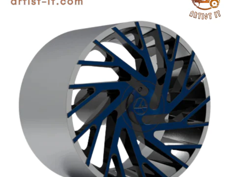 AZARA AZA-505 휠 3D 프린트 모델 3D 프린트 모델