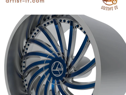 AZARA AZA-508 WHEEL 3D PRINT MODEL 3D Print Model