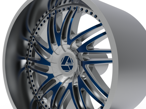 AZARA AZA-509 WHEEL 3D PRINT MODEL 3Dプリントモデル