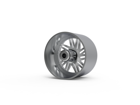 AZARA AZA-509 WHEEL 3D PRINT MODEL 3Dプリントモデル