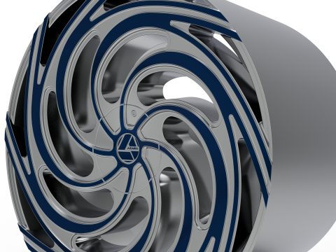 AZARA AZA-519 WHEEL 3D PRINT MODEL Modello di stampa 3D