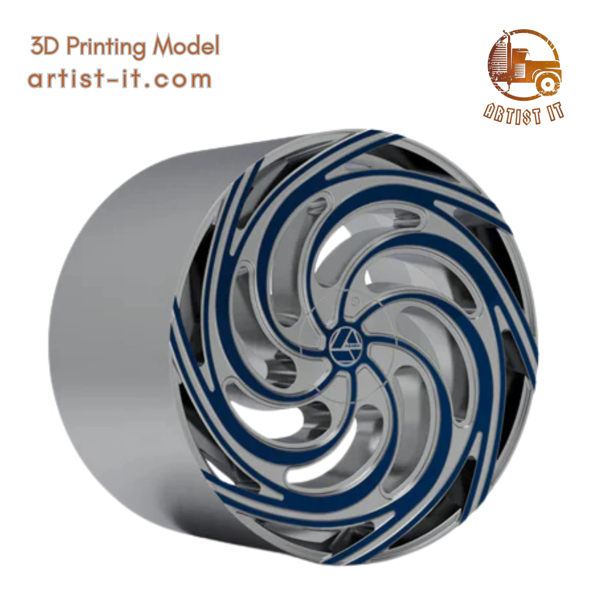 AZARA AZA-519 WHEEL 3D PRINT MODEL 3D Print Model .c4d .max .obj .3ds .fbx .stl .blend 
