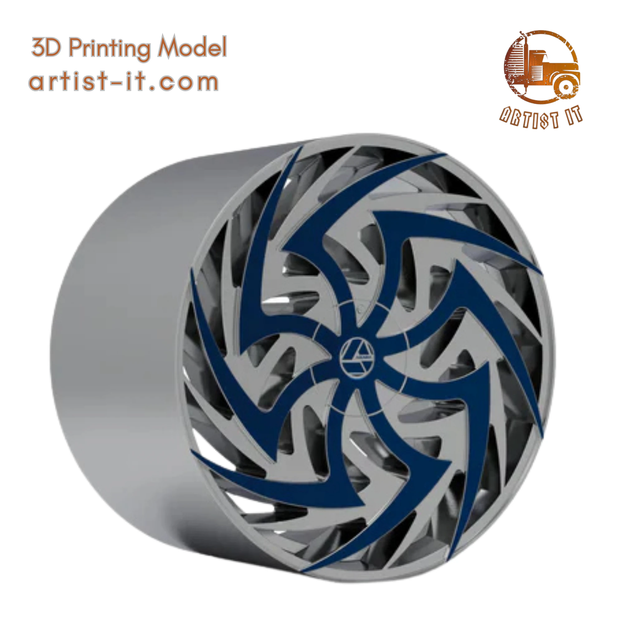 AZARA AZA-520 WHEEL 3D PRINT MODEL 3D Print Model .c4d .max .obj .3ds .fbx .stl .blend