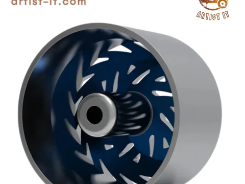 AZARA AZA-520 WHEEL 3D PRINT MODEL 3D Print Model