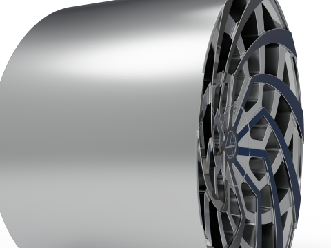 AZARA AZA-521 WHEEL 3D PRINT MODEL Modello di stampa 3D