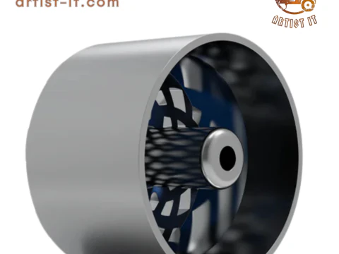 AZARA AZA-521 WHEEL 3D PRINT MODEL 3D Print Model