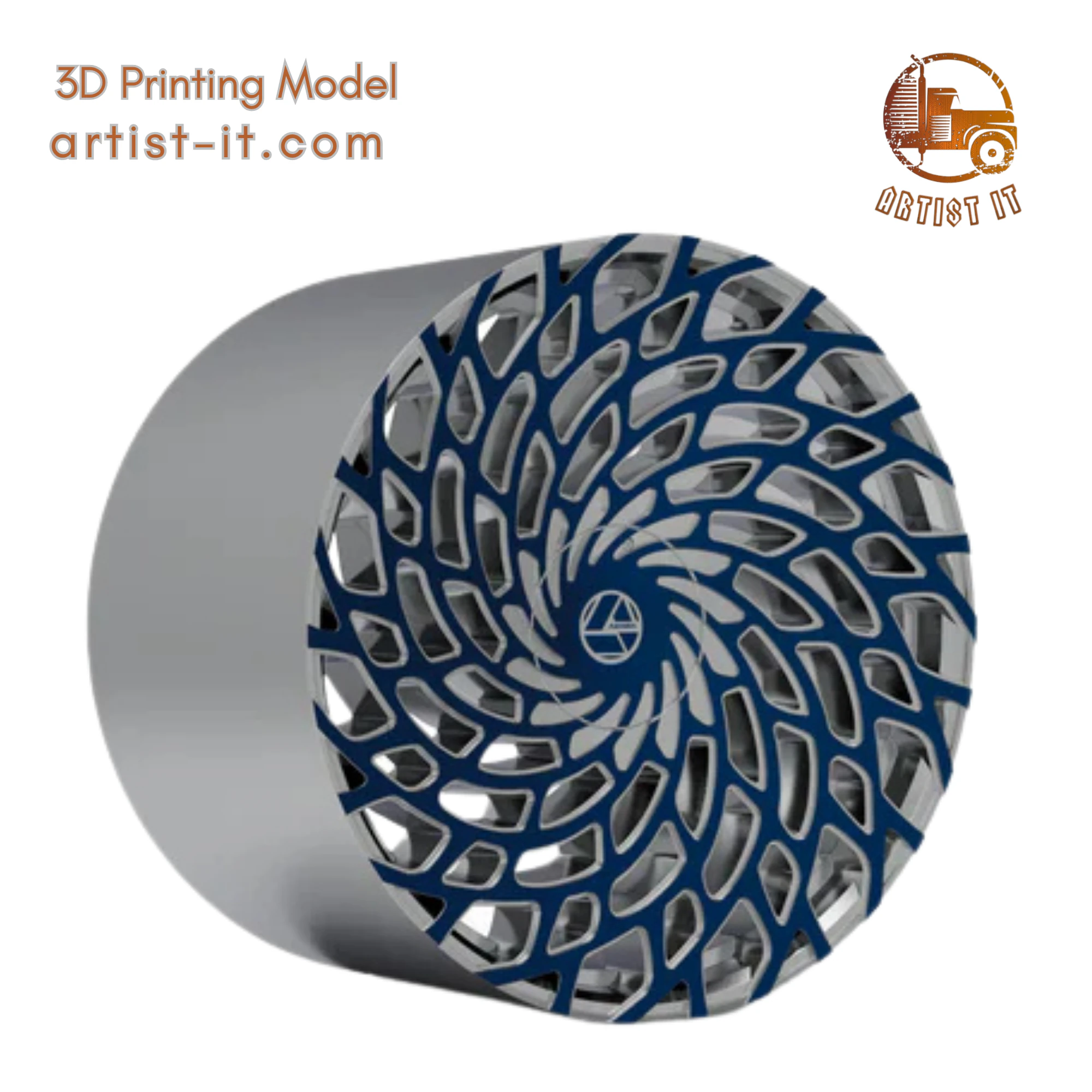 AZARA AZA-523 WHEEL 3D PRINT MODEL 3D Print Model .c4d .max .obj .3ds .fbx .stl .blend 