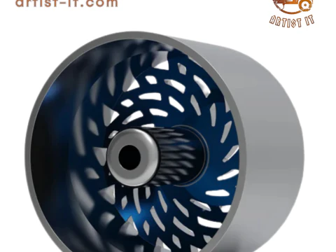 AZARA AZA-523 WHEEL 3D PRINT MODEL 3D Print Model