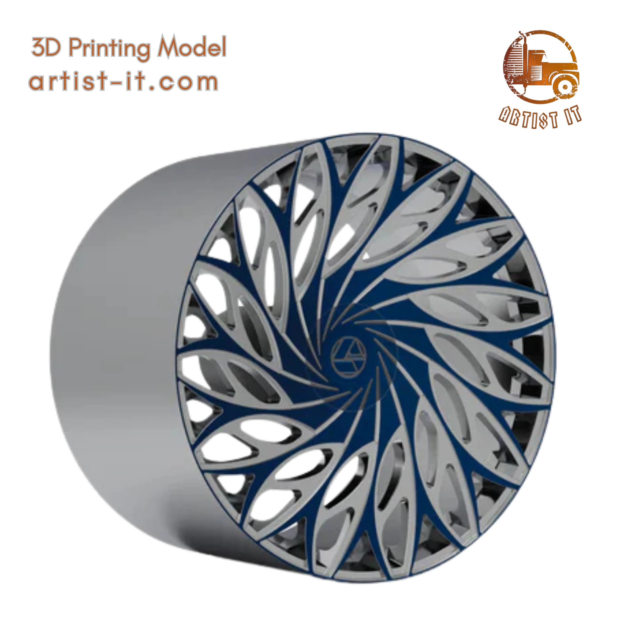 AZARA AZA-525 WHEEL 3D PRINT MODEL 3D Print Model .c4d .max .obj .3ds .fbx .stl .blend 