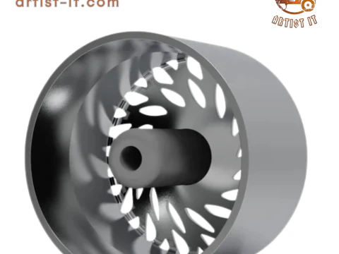 AZARA AZA-525 WHEEL 3D PRINT MODEL 3D Print Model
