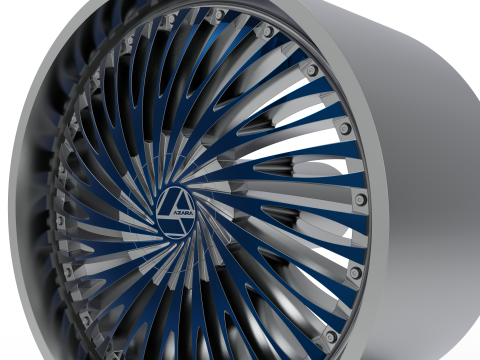 AZARA AZA-526 WHEEL 3D PRINT MODEL 3D Принт Модель