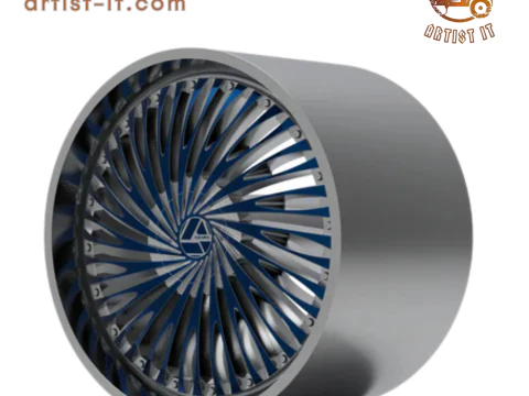 AZARA AZA-526 WHEEL 3D PRINT MODEL 3D Print Model