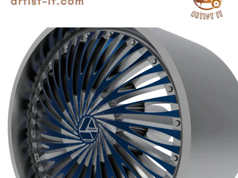 AZARA AZA-526 WHEEL 3D PRINT MODEL 3D Print Model