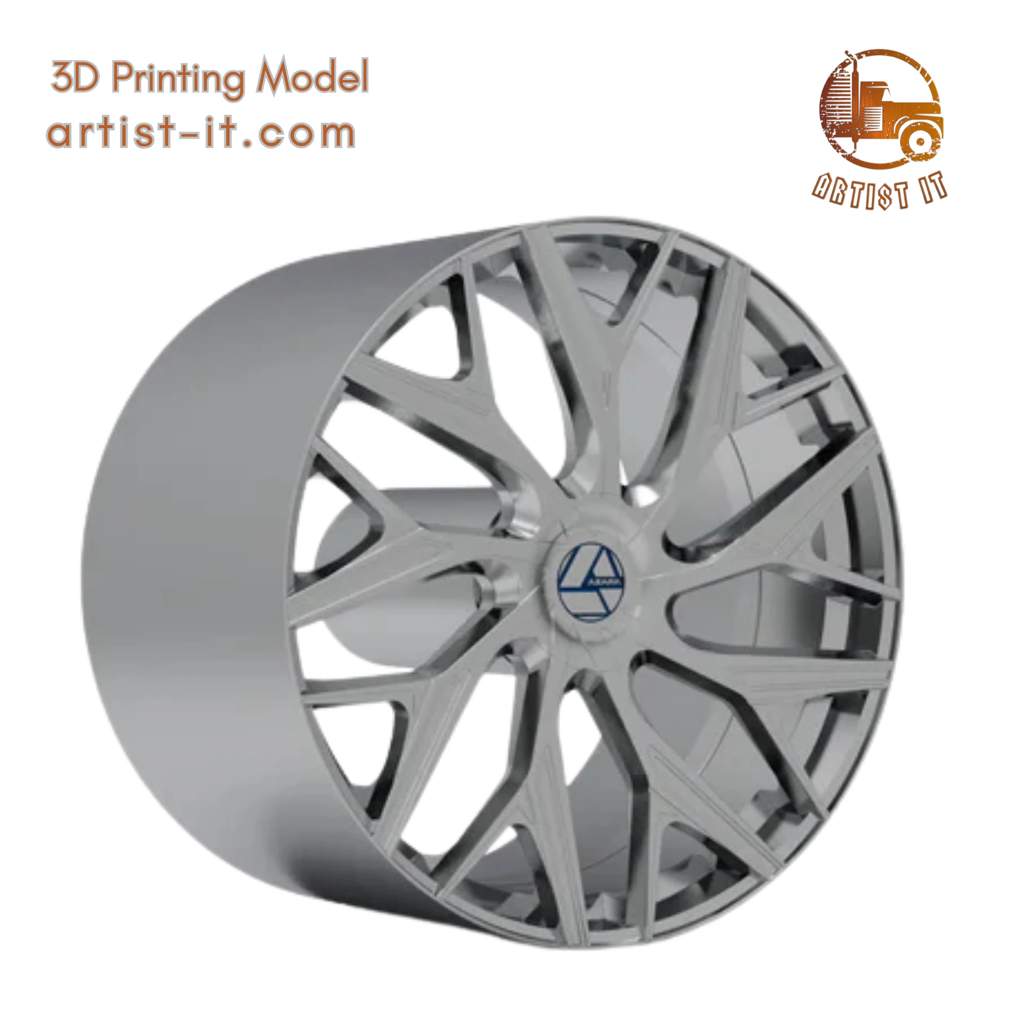 AZARA AZA-527 WHEEL 3D PRINT MODEL 3D Print Model .c4d .max .obj .3ds .fbx .stl .blend 