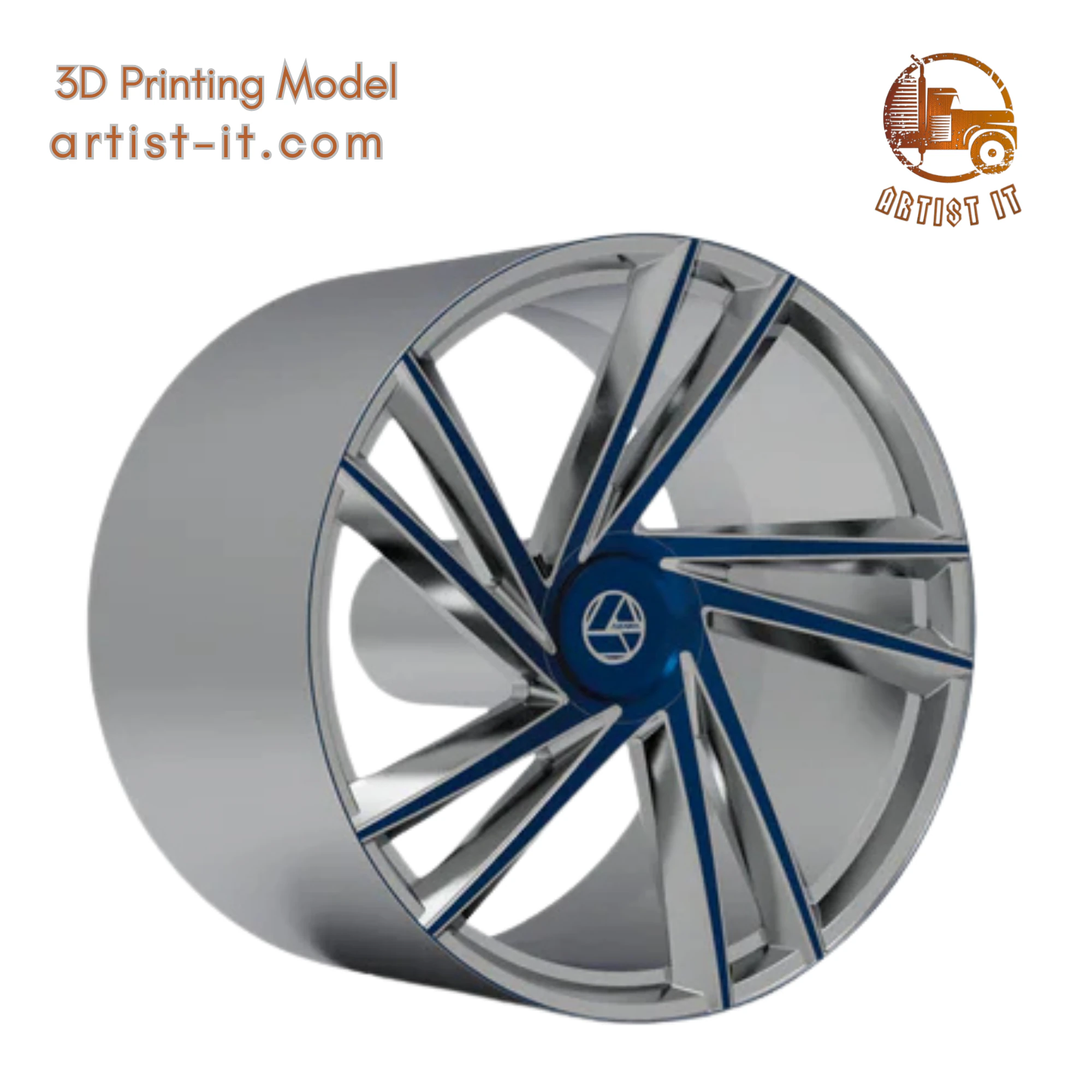 AZARA AZA-529 WHEEL 3D PRINT MODEL 3D Print Model .c4d .max .obj .3ds .fbx .stl .blend 