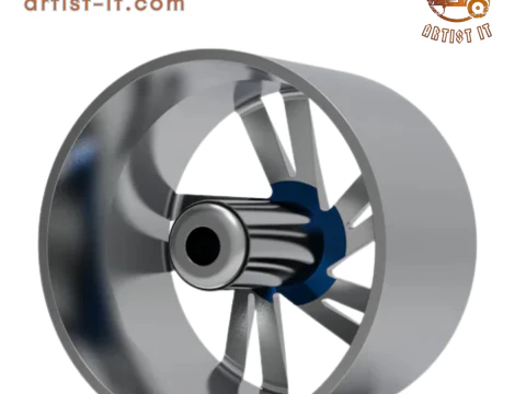 AZARA AZA-529 WHEEL 3D PRINT MODEL 3D Print Model