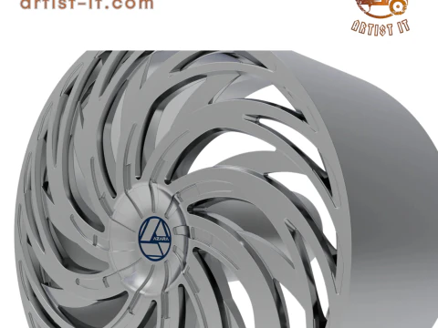 AZARA AZA-531 WHEEL 3D PRINT MODEL 3D Print Model