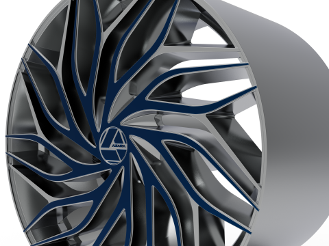 AZARA AZA-537 WHEEL 3D PRINT MODEL Modello di stampa 3D