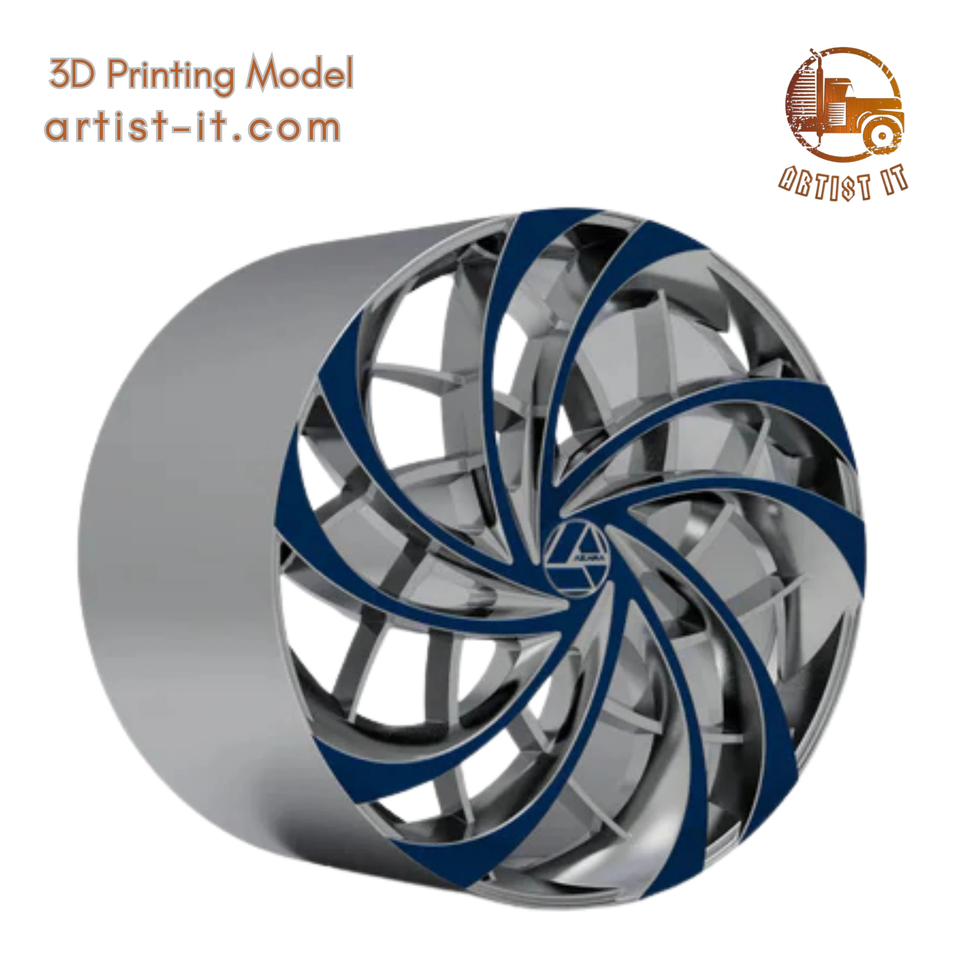 AZARA AZA-540 WHEEL 3D PRINT MODEL 3D Print Model .c4d .max .obj .3ds .fbx .stl .blend 