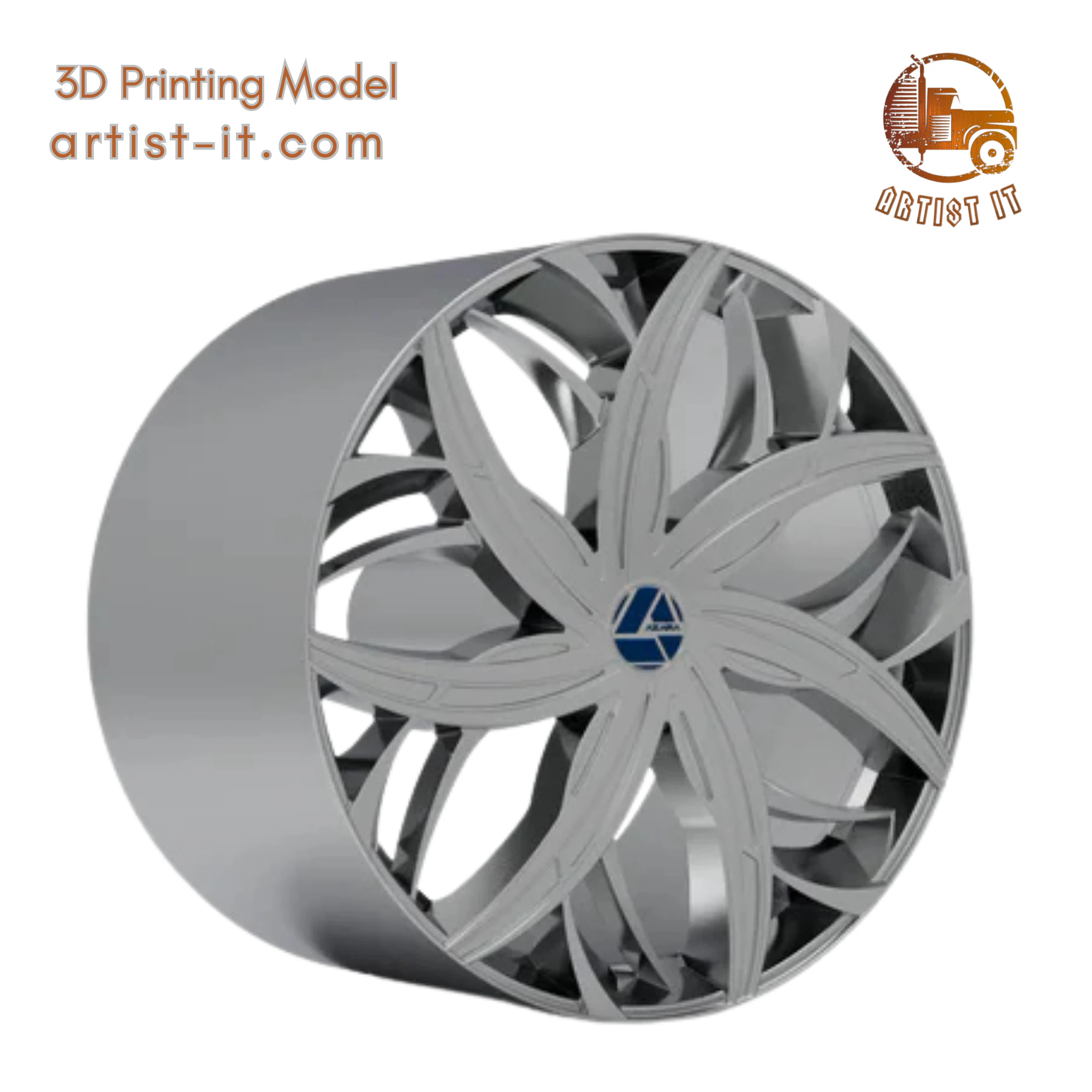 AZARA AZA-541 WHEEL 3D PRINT MODEL 3D Print Model .c4d .max .obj .3ds .fbx .stl .blend 