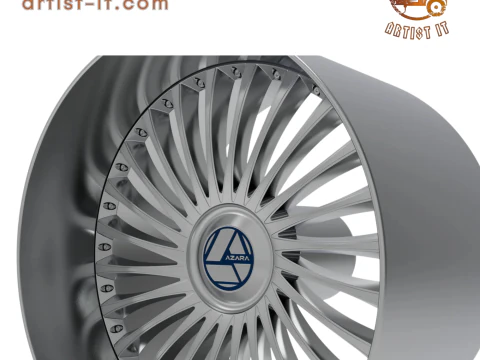 AZARA AZX-103 WHEEL 3D PRINT MODEL 3D Print Model