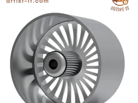 AZARA AZX-103 WHEEL 3D PRINT MODEL 3D Print Model