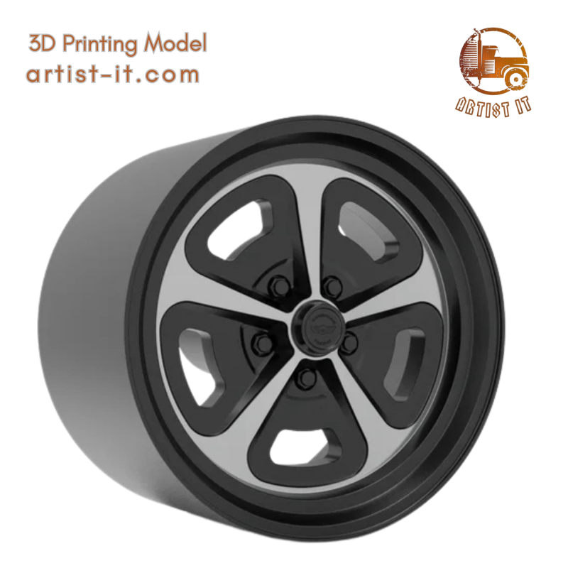 AMERICAN RACING 500 MONO CAST WHEEL 3D PRINT MODEL 3D Print Model .c4d .max .obj .3ds .fbx .stl .blend 