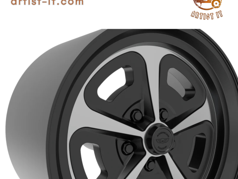 AMERICAN RACING 500 MONO CAST WHEEL 3D PRINT MODEL 3D Print Model