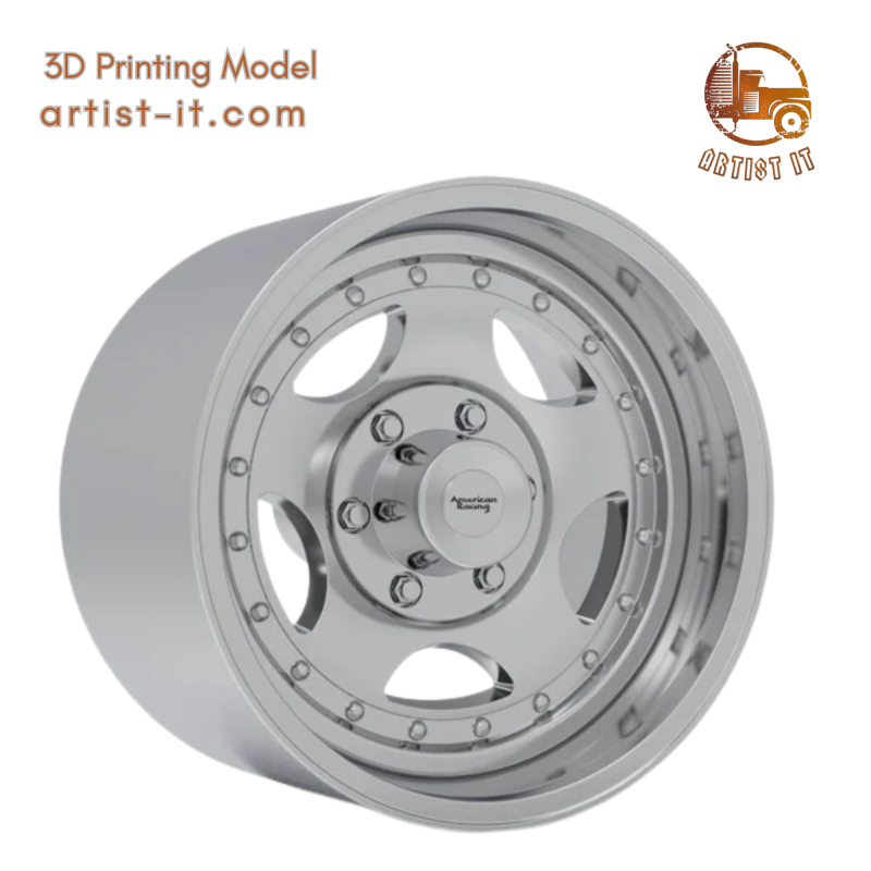 AMERICAN RACING AR23 WHEEL 3D PRINT MODEL 3D Print Model .c4d .max .obj .3ds .fbx .stl .blend 