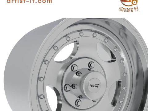 AMERICAN RACING AR23 WHEEL 3D PRINT MODEL 3D Print Model