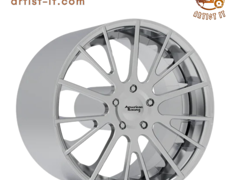 अमेरिकन रेसिंग AR904 व्हील 3डी प्रिंट मॉडल 3D प्रिंट मॉडल