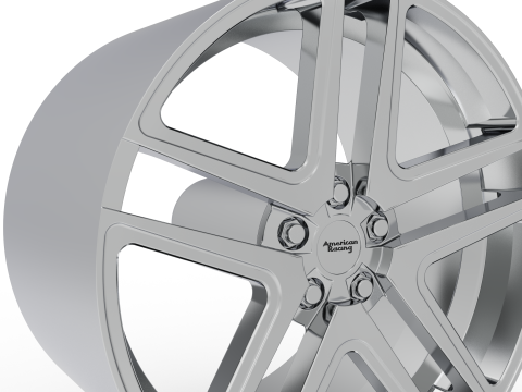 AMERICAN RACING AR907 WHEEL 3D PRINT MODEL 3D 打印模型
