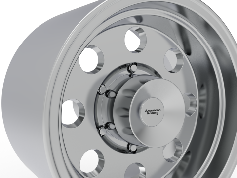 AMERICAN RACING BAJA WHEEL 3D PRINT MODEL 3D 打印模型