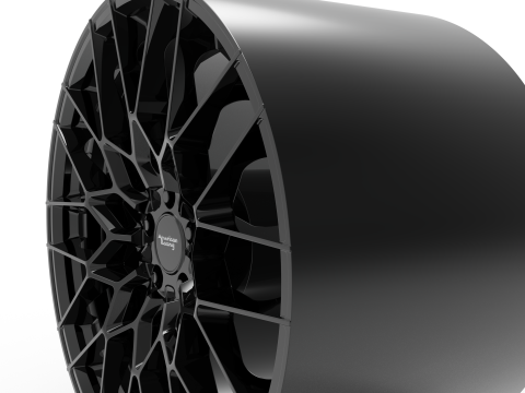 AMERICAN RACING BARRAGE WHEEL 3D PRINT MODEL 3D प्रिंट मॉडल