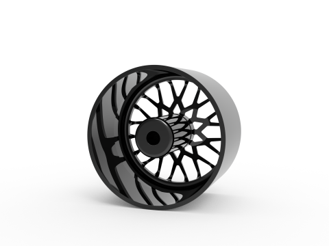 AMERICAN RACING BARRAGE WHEEL 3D PRINT MODEL 3D प्रिंट मॉडल
