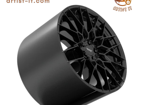 MODELLO STAMPA 3D AMERICAN RACING BARRAGE WHEEL Modello di stampa 3D