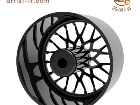 AMERICAN RACING BARRAGE WHEEL 3D PRINT MODEL 3D Print Model