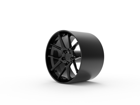 AMERICAN RACING BISHOP WHEEL 3D PRINT MODEL 3D प्रिंट मॉडल
