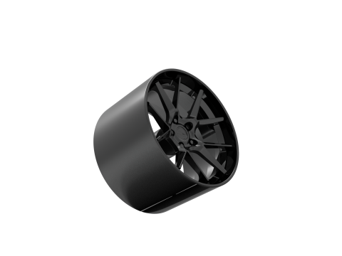 AMERICAN RACING BISHOP WHEEL 3D PRINT MODEL 3D प्रिंट मॉडल