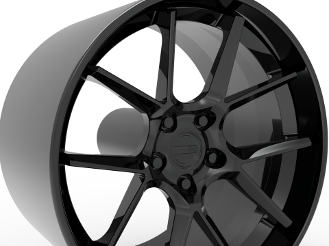 AMERICAN RACING BISHOP WHEEL 3D PRINT MODEL 3D प्रिंट मॉडल